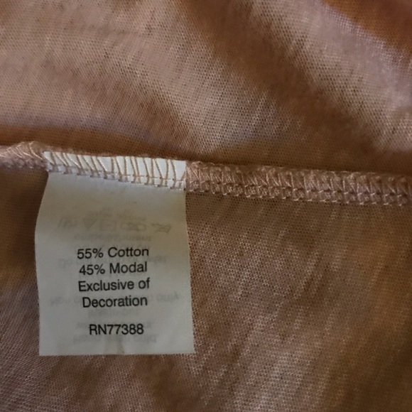 J. Crew Permanent Rhinestone Brooch Tank Top, Size: M, Color: Blush (Pink) - Picture 6 of 7